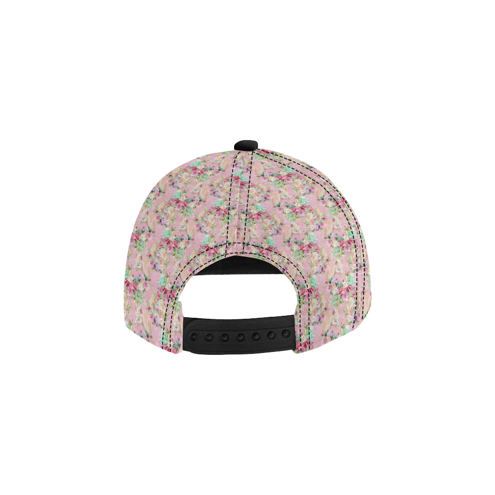 Unicorn Princess with Rose Snapback Cap