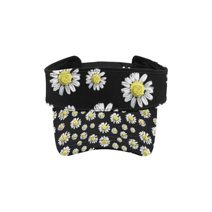 Daisy Pattern Print Design DS01 Unisex Sun Visor