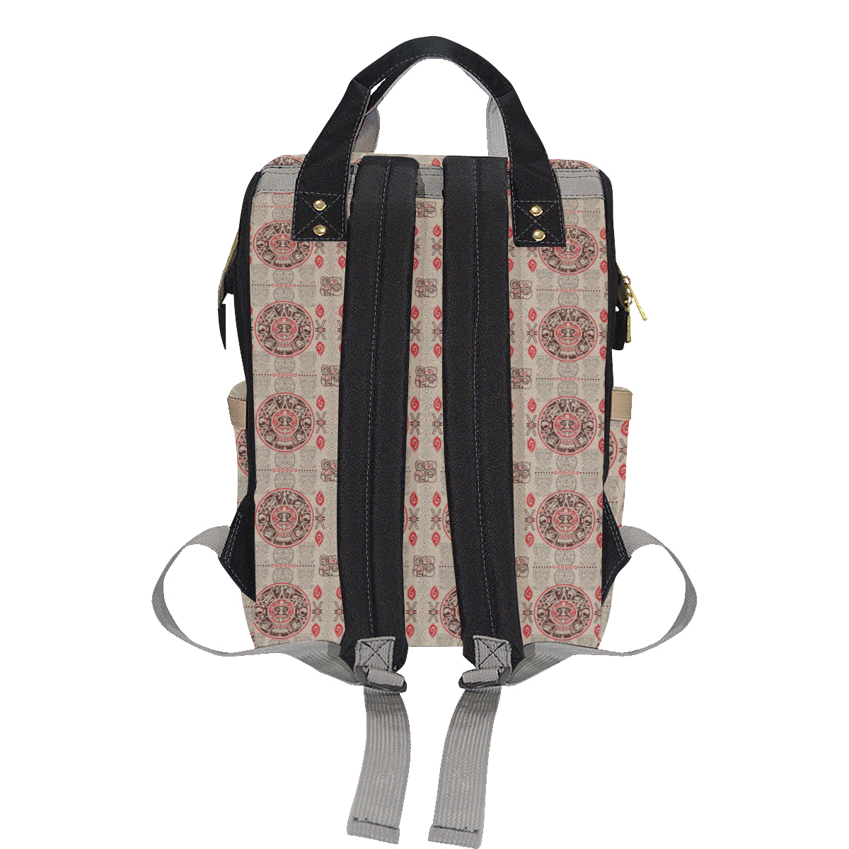 Calendar Aztec Print Pattern Diaper Bag Backpack