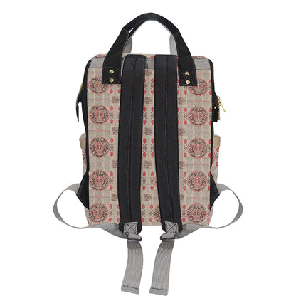 Calendar Aztec Print Pattern Diaper Bag Backpack