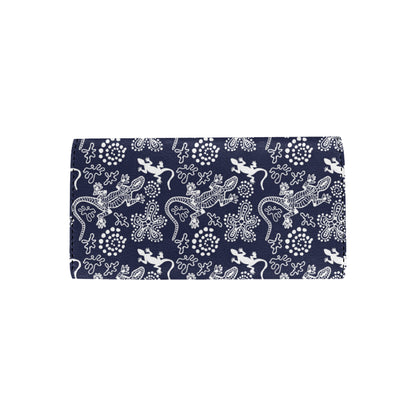lizard Pattern Print Design 03 Women's Trifold Wallet