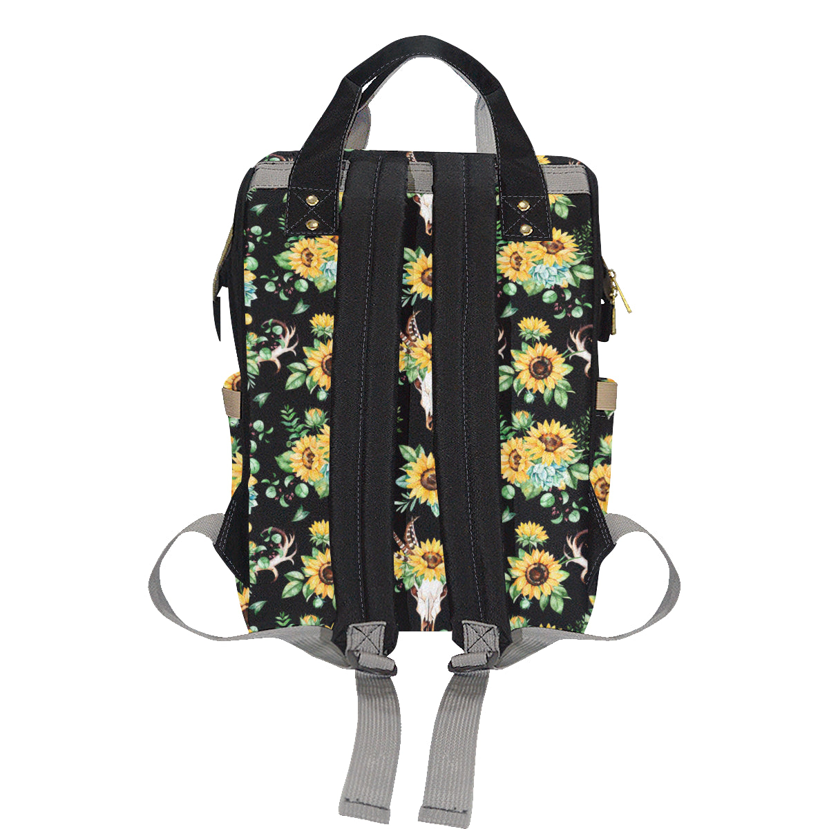 Sunflower Pattern Print Design SF08 Diaper Bag Backpack