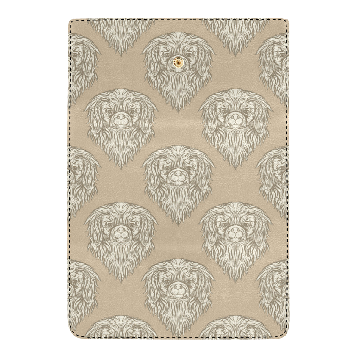 Pekingese Pattern Print Design A01 Women's Trifold Wallet