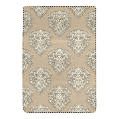 Pekingese Pattern Print Design A01 Women's Trifold Wallet