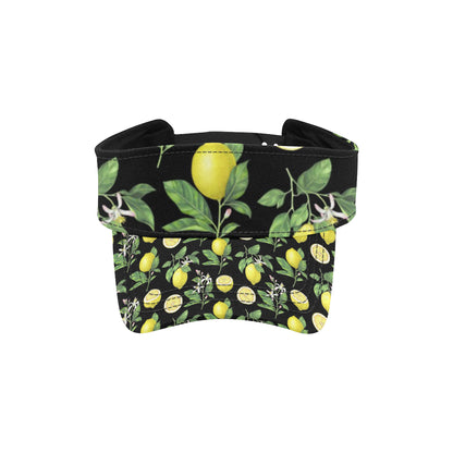 Lemon Pattern Print Design LM02 Unisex Sun Visor