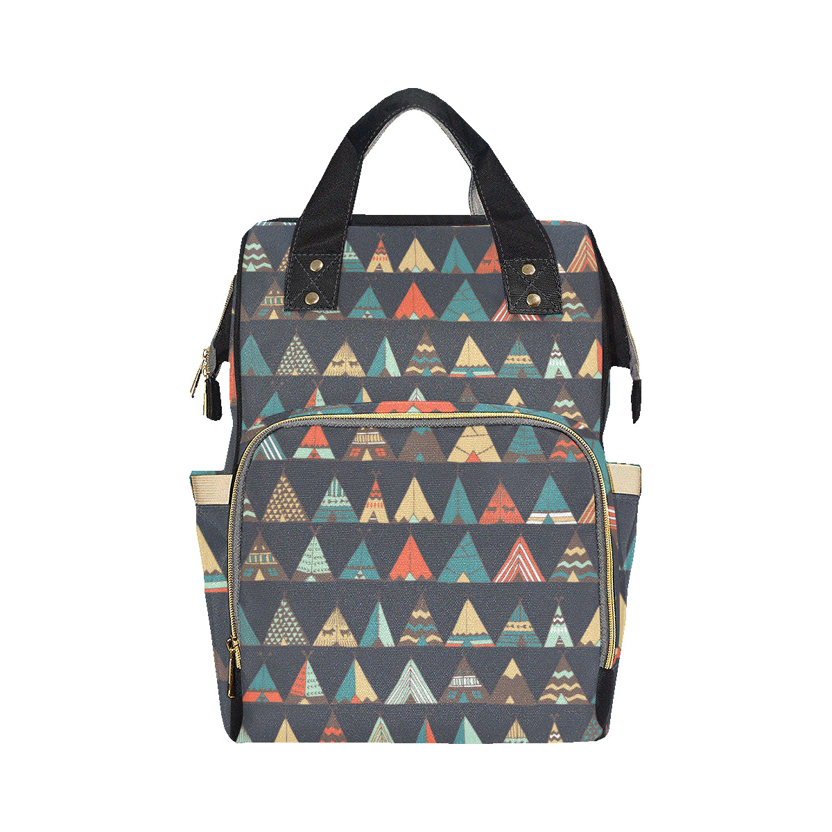 Tribal native american tent Aztec Diaper Bag Backpack