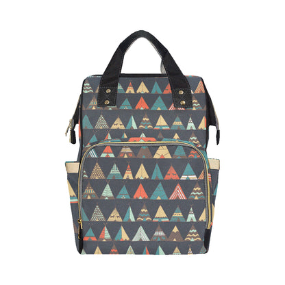 Tribal native american tent Aztec Diaper Bag Backpack