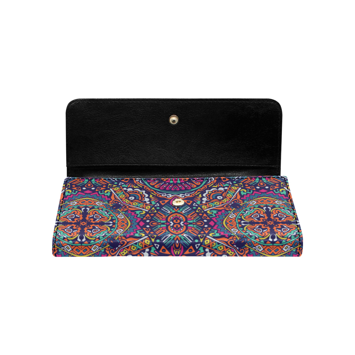 Boho Pattern Print Design 06 Women's Trifold Wallet
