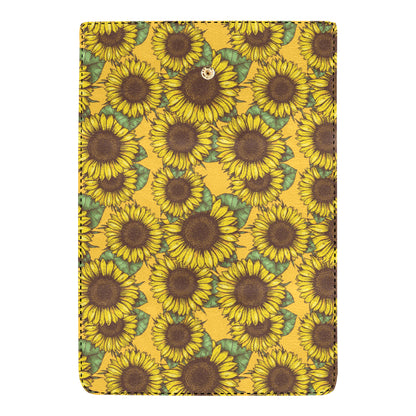 Sunflower Pattern Print Design SF04 Women's Trifold Wallet