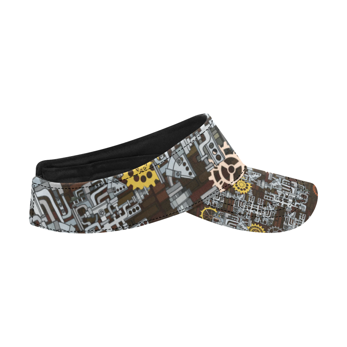 Mechanic Pattern Print Design 04 Unisex Sun Visor