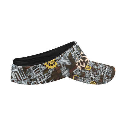 Mechanic Pattern Print Design 04 Unisex Sun Visor