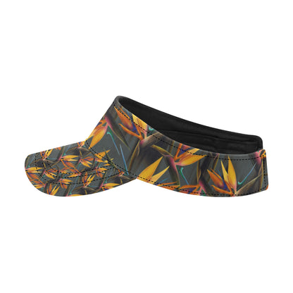 Bird Of Paradise Pattern Print Design 01 Unisex Sun Visor