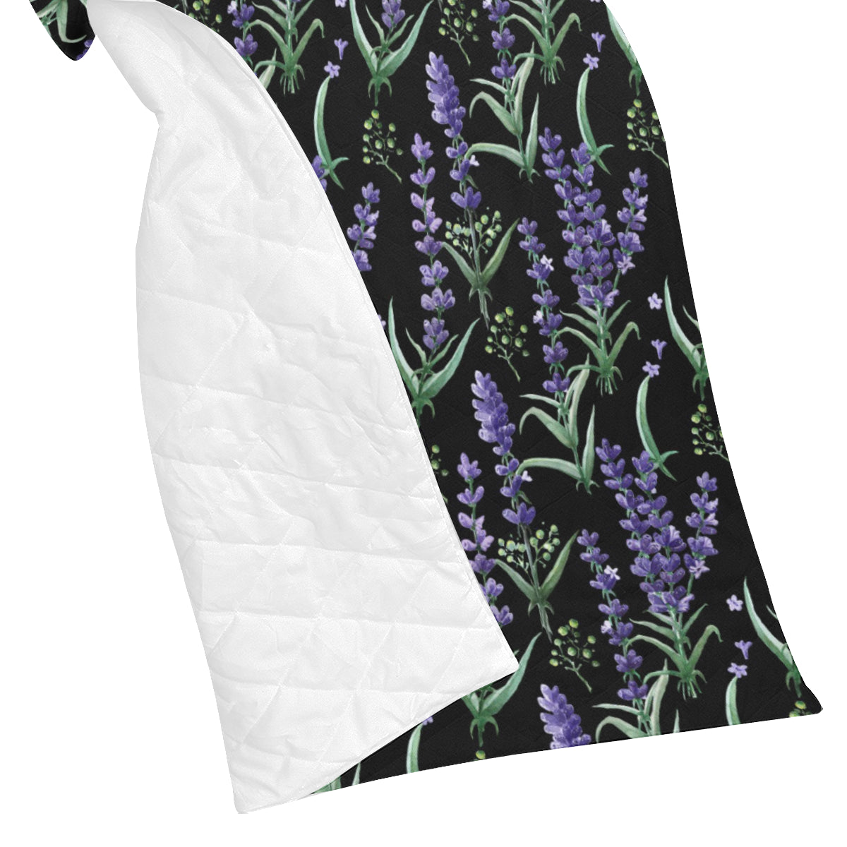 Lavender Pattern Print Design LV01 Premium Quilt