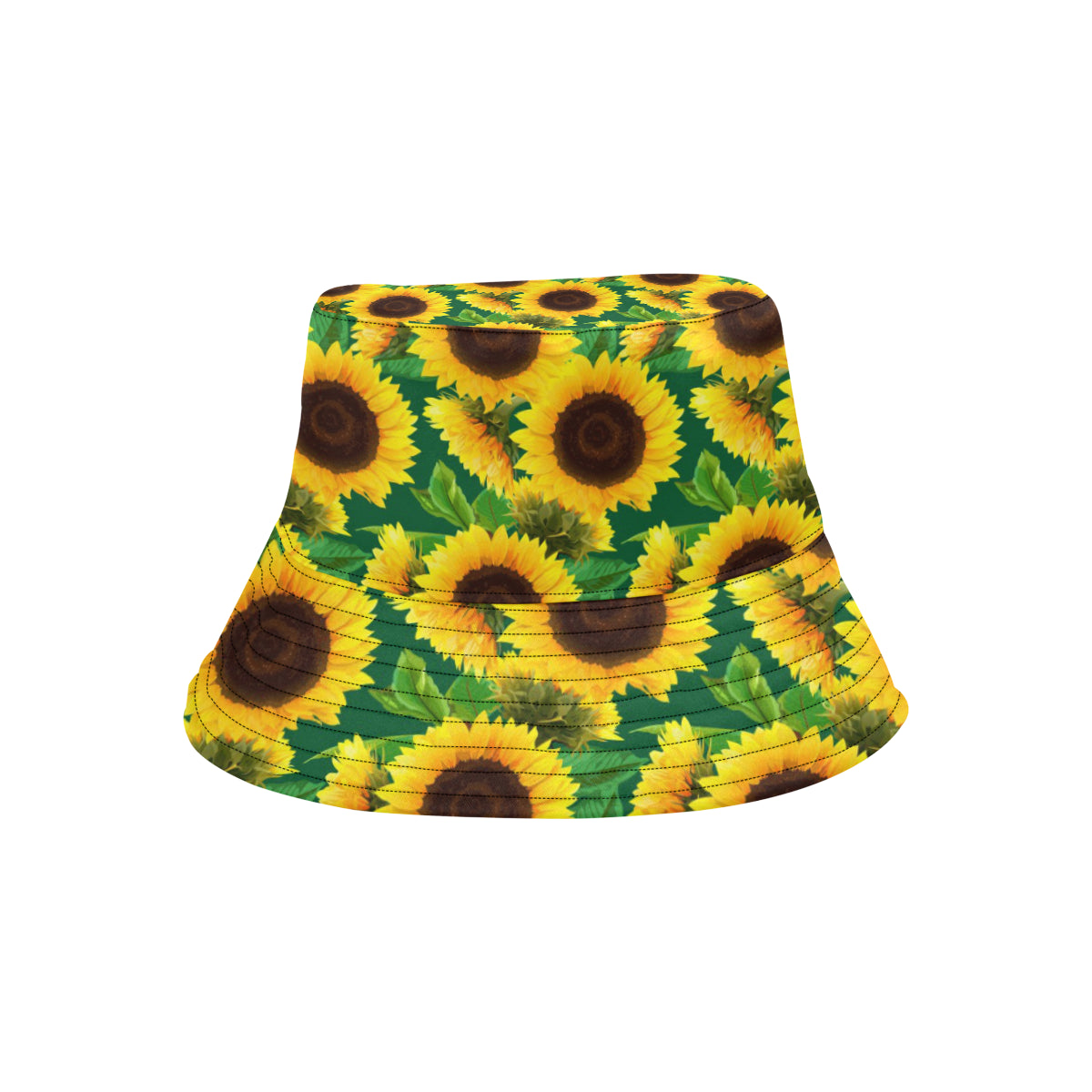 Sunflower Pattern Print Design SF02 Unisex Bucket Hat