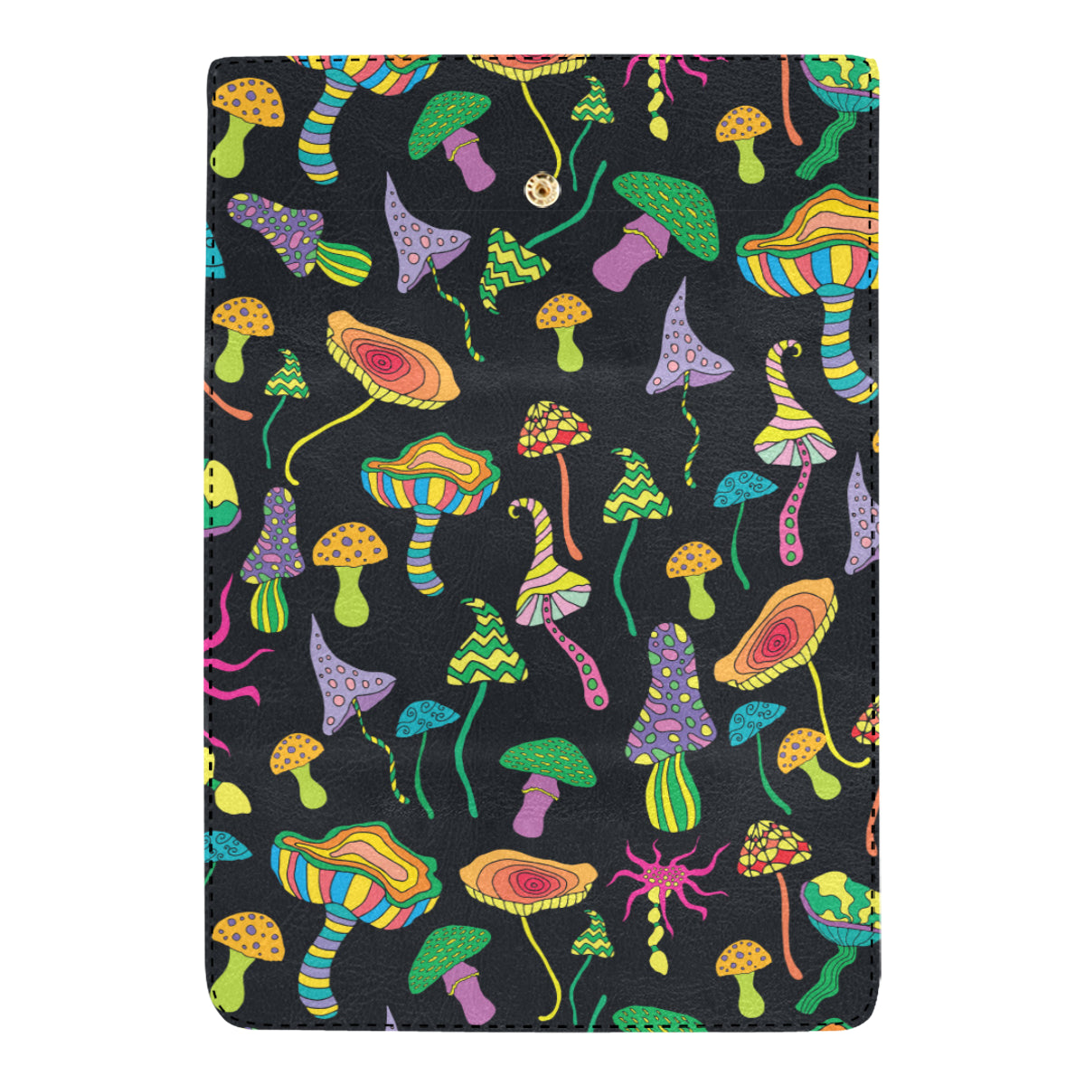 Psychedelic Mushroom Pattern Print Design A02 Women's Trifold Wallet