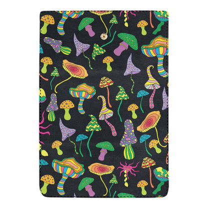 Psychedelic Mushroom Pattern Print Design A02 Women's Trifold Wallet