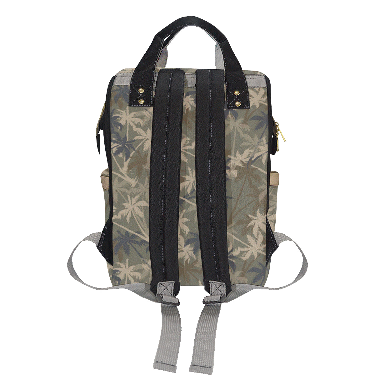 Palm Tree camouflage Diaper Bag Backpack