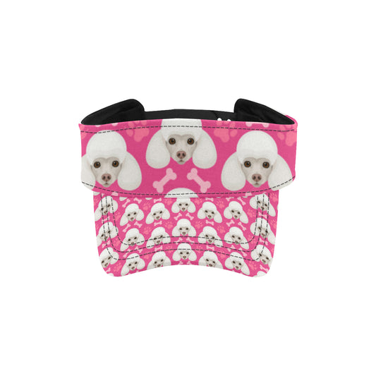 Poodle Pattern Print Design A04 Unisex Sun Visor