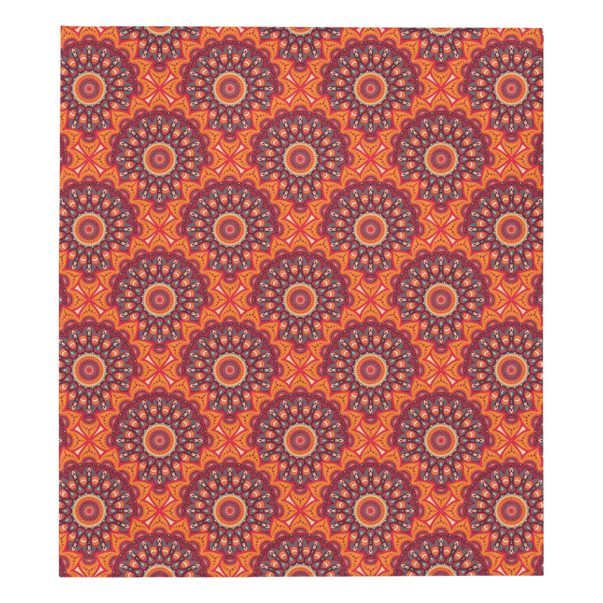 Bohemian Pattern Print Design 04 Premium Quilt