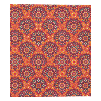 Bohemian Pattern Print Design 04 Premium Quilt