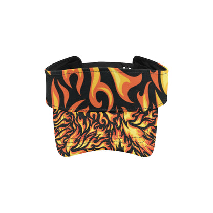 Flame Fire Design Pattern Unisex Sun Visor