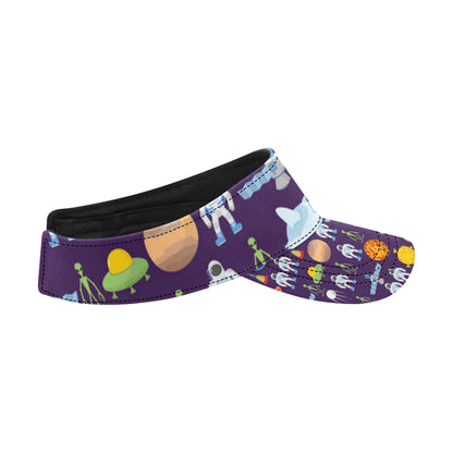 Alien Astronaut Planet Unisex Sun Visor