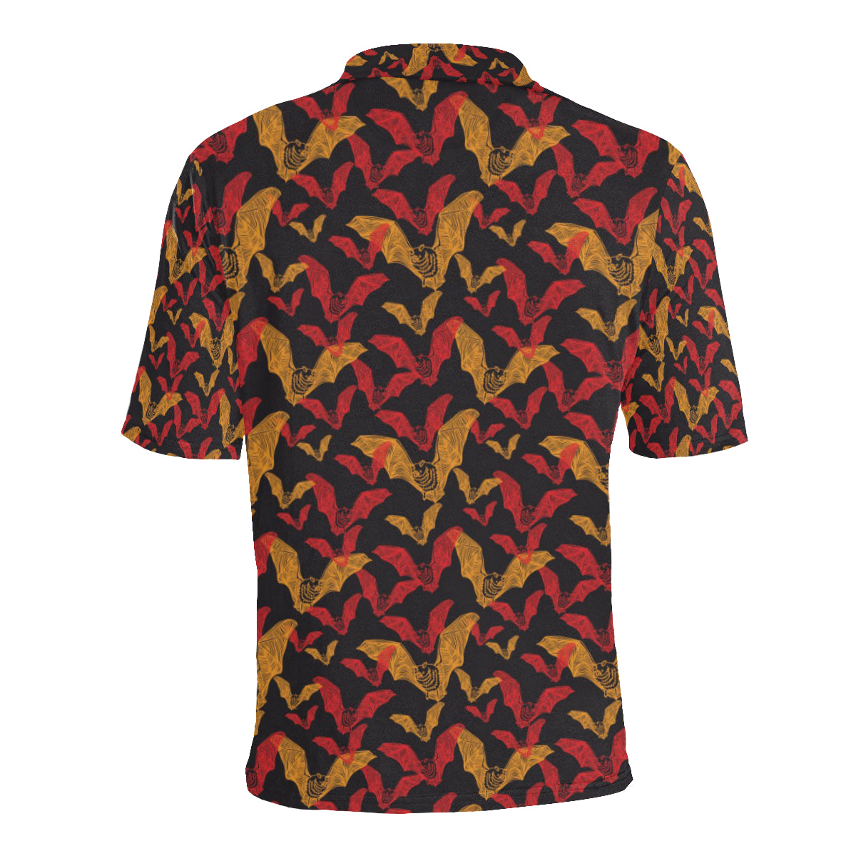 Bat Pattern Print Design 01 Men Polo Shirt