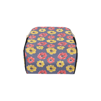 Anemone Pattern Print Design AM010 Diaper Bag Backpack