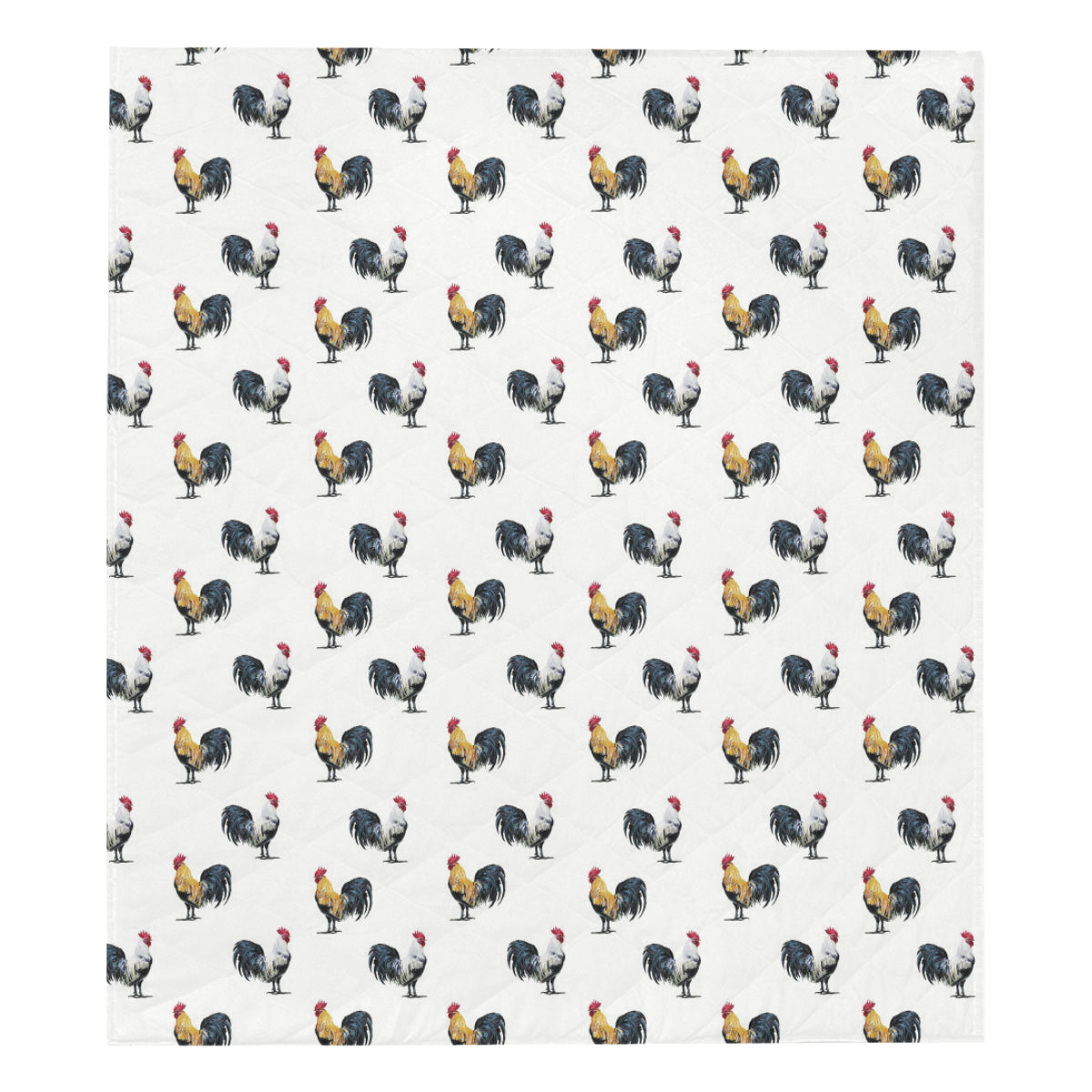 Chicken Pattern Print Design 02 Premium Quilt