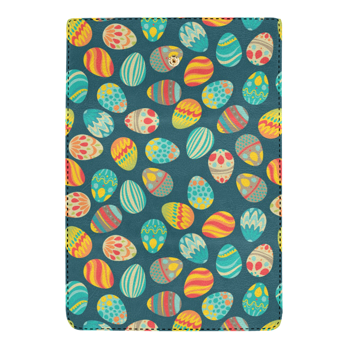 Easter Eggs Pattern Print Design RB09 Women's Trifold Wallet