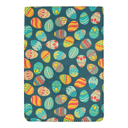 Easter Eggs Pattern Print Design RB09 Women's Trifold Wallet
