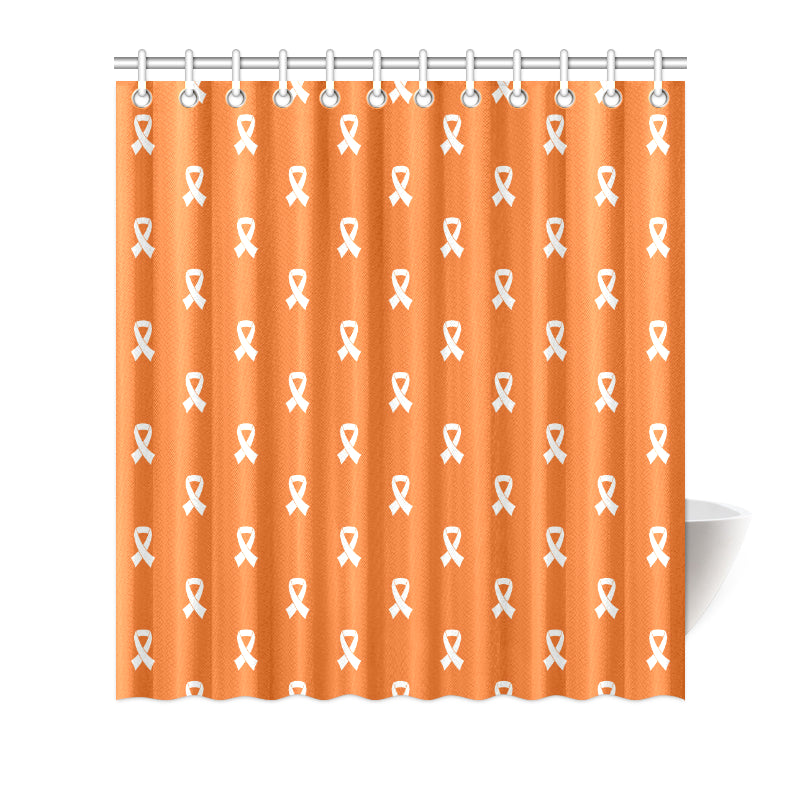 Appendix cancer Pattern Print Design 01 Shower Curtain