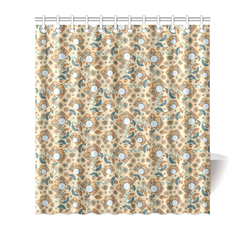 Camera Pattern Print Design 05 Shower Curtain