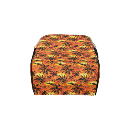 Palm Tree Pattern Print Design A02 Diaper Bag Backpack