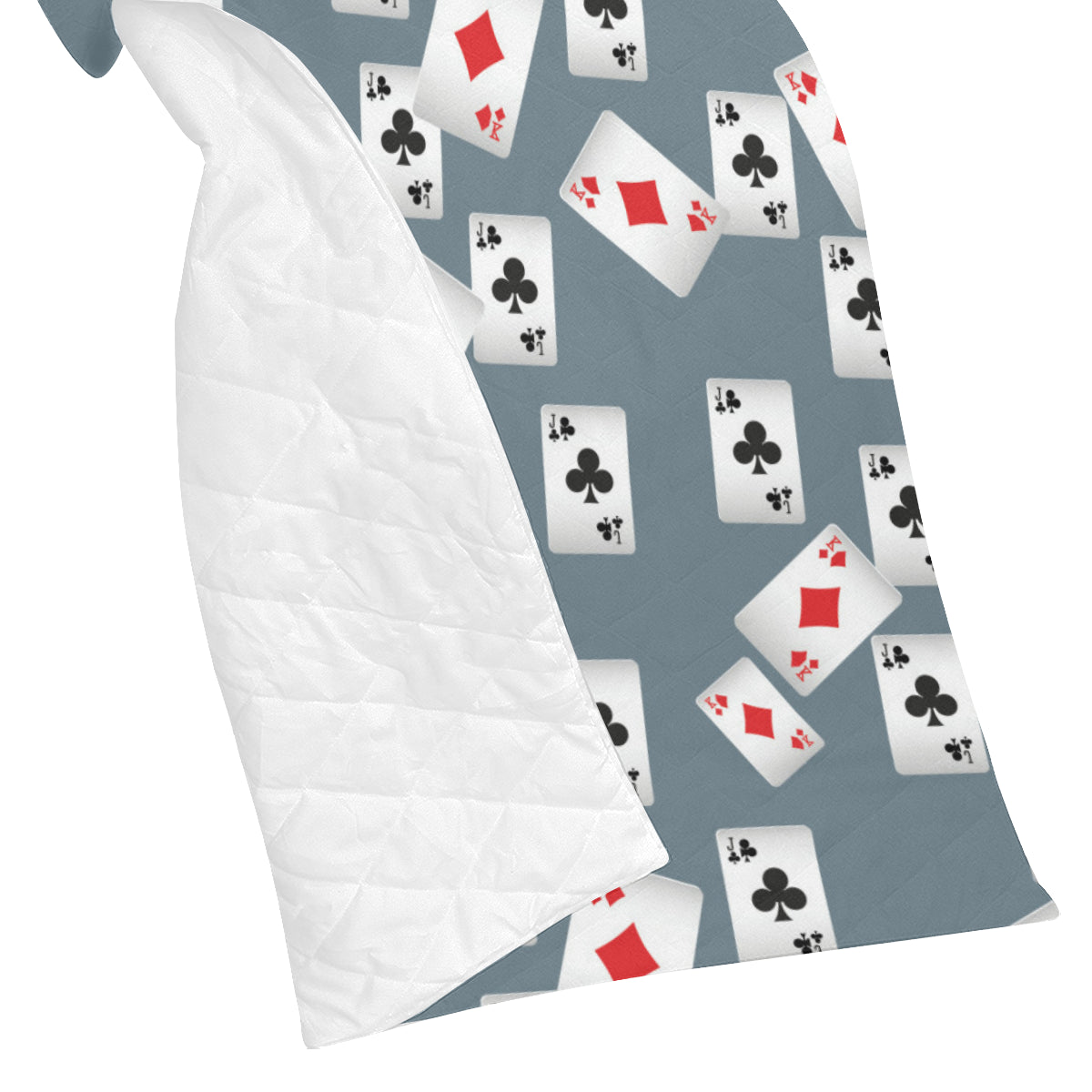 Poker Cards Pattern Print Design A05 Premium Quilt