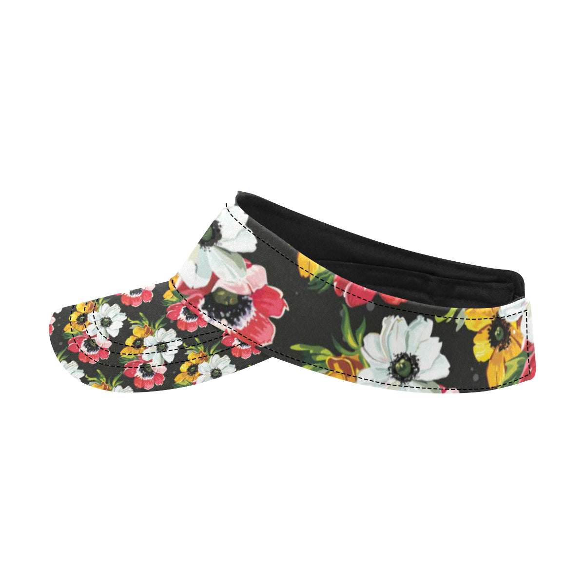 Anemone Pattern Print Design AM07 Unisex Sun Visor