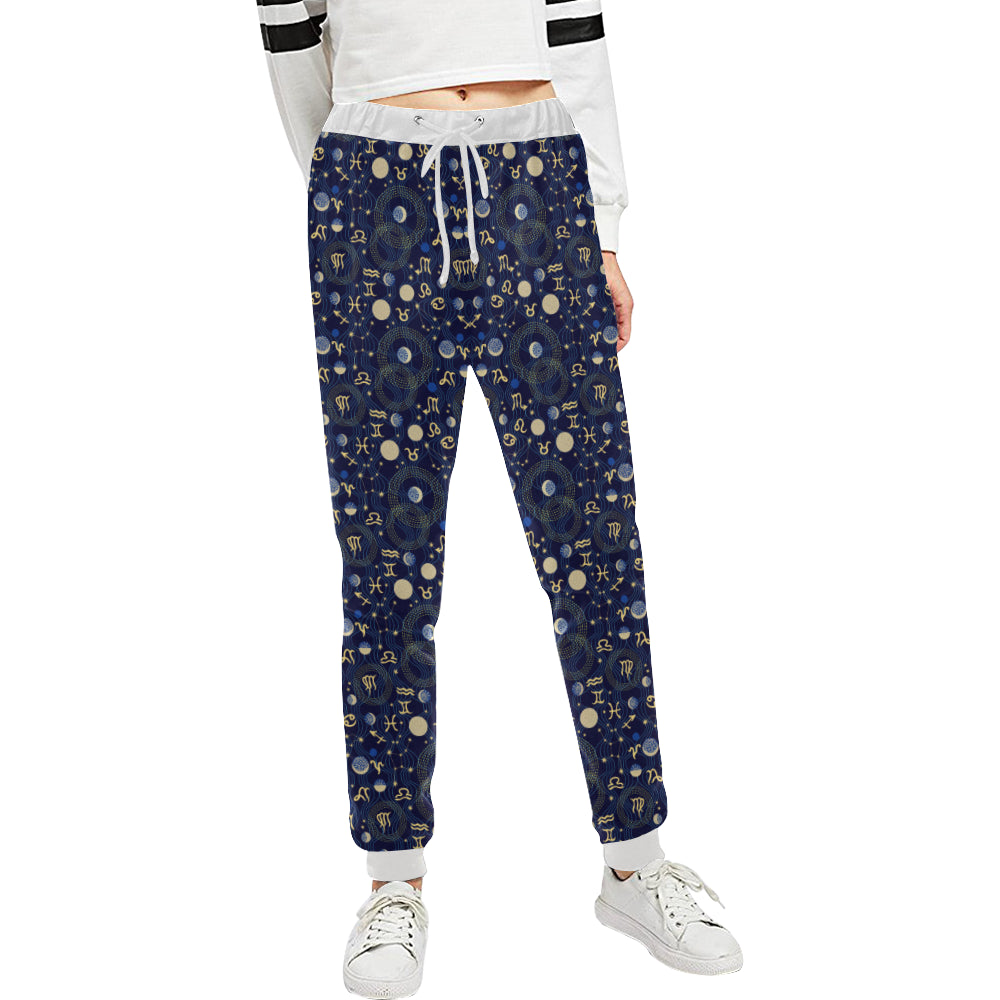 ZodiacThemed Design Print Unisex Sweatpants