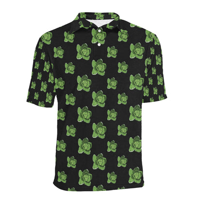 Cabbage Pattern Print Design 03 Men Polo Shirt