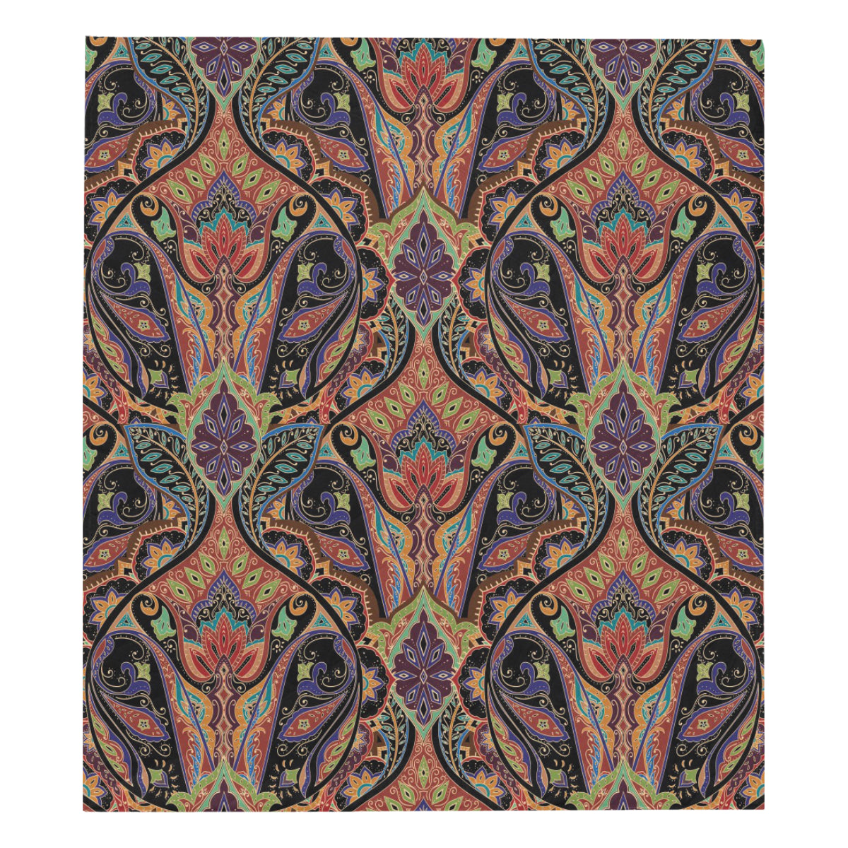 Bohemian Pattern Print Design 06 Premium Quilt
