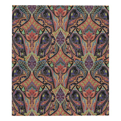 Bohemian Pattern Print Design 06 Premium Quilt