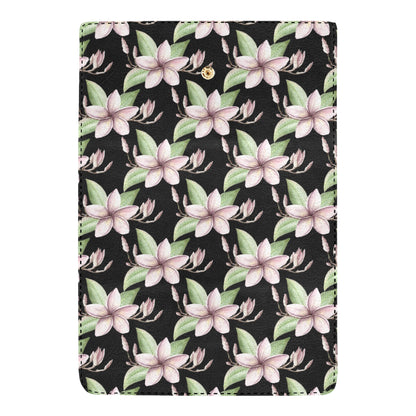 Plumeria Pattern Print Design PM02 Women's Trifold Wallet