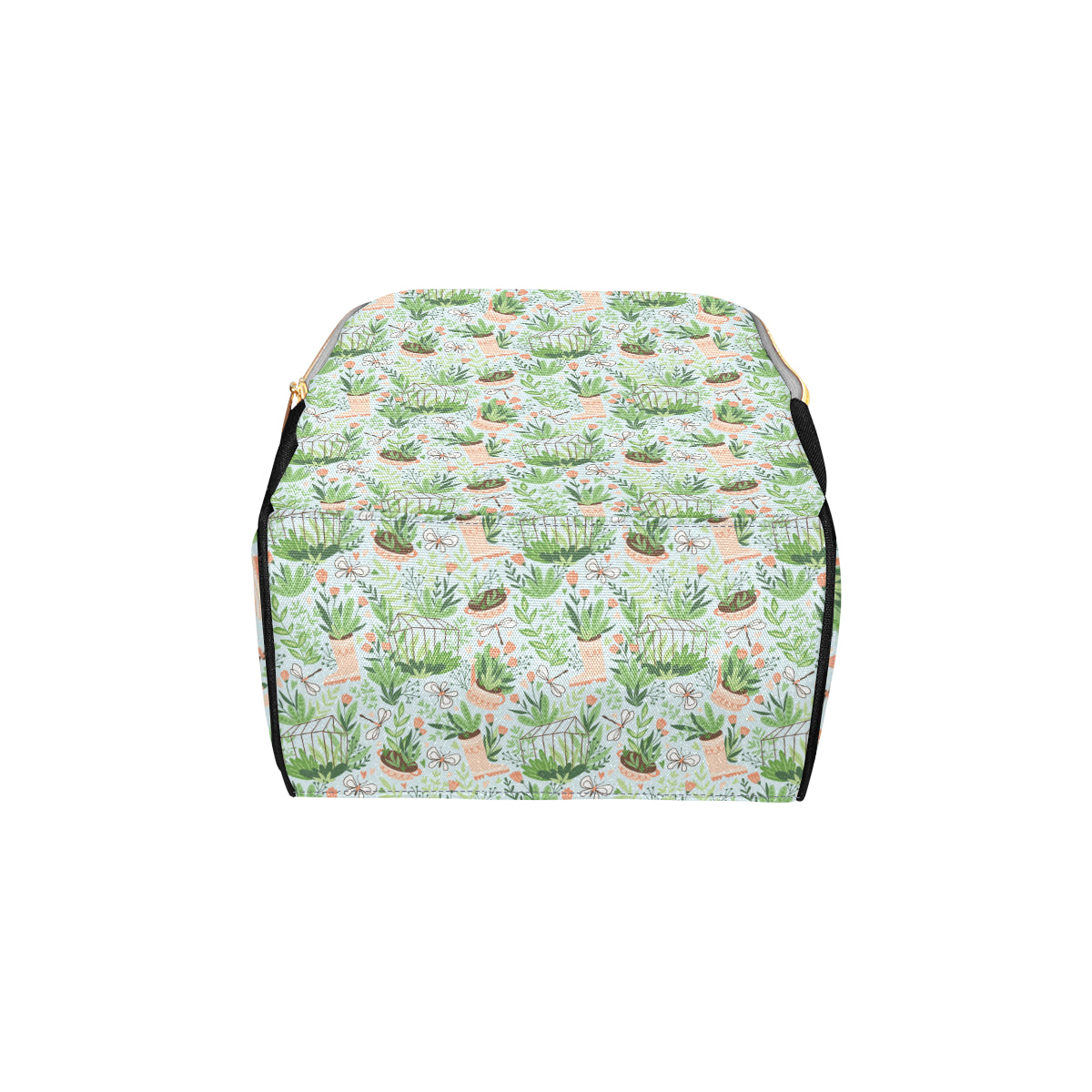 Gardening Pattern Print Design G04 Diaper Bag Backpack