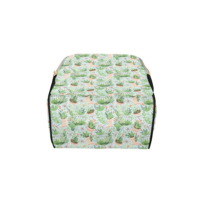 Gardening Pattern Print Design G04 Diaper Bag Backpack