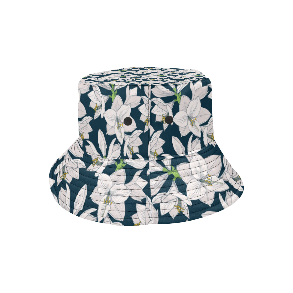 Amaryllis Pattern Print Design AL02 Unisex Bucket Hat