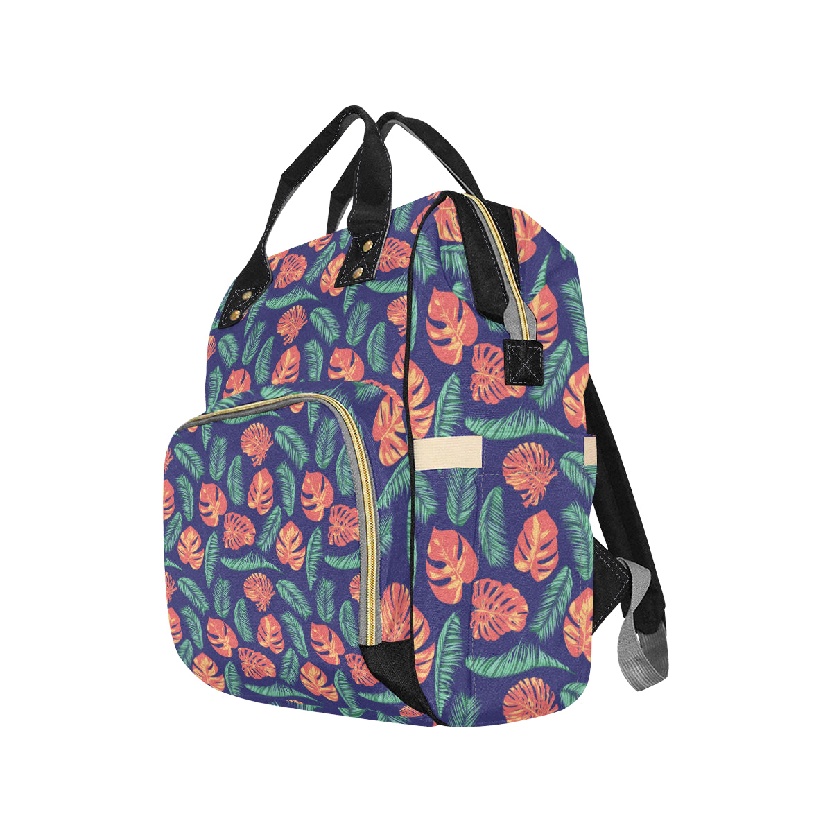 Palm Leaves Pattern Print Design PL011 Diaper Bag Backpack