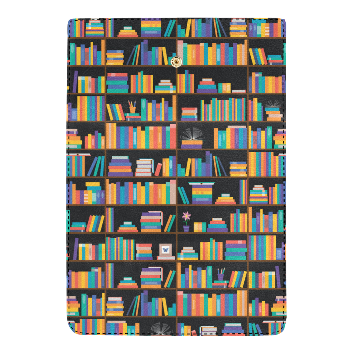 Book Pattern Print Design 05 Women's Trifold Wallet
