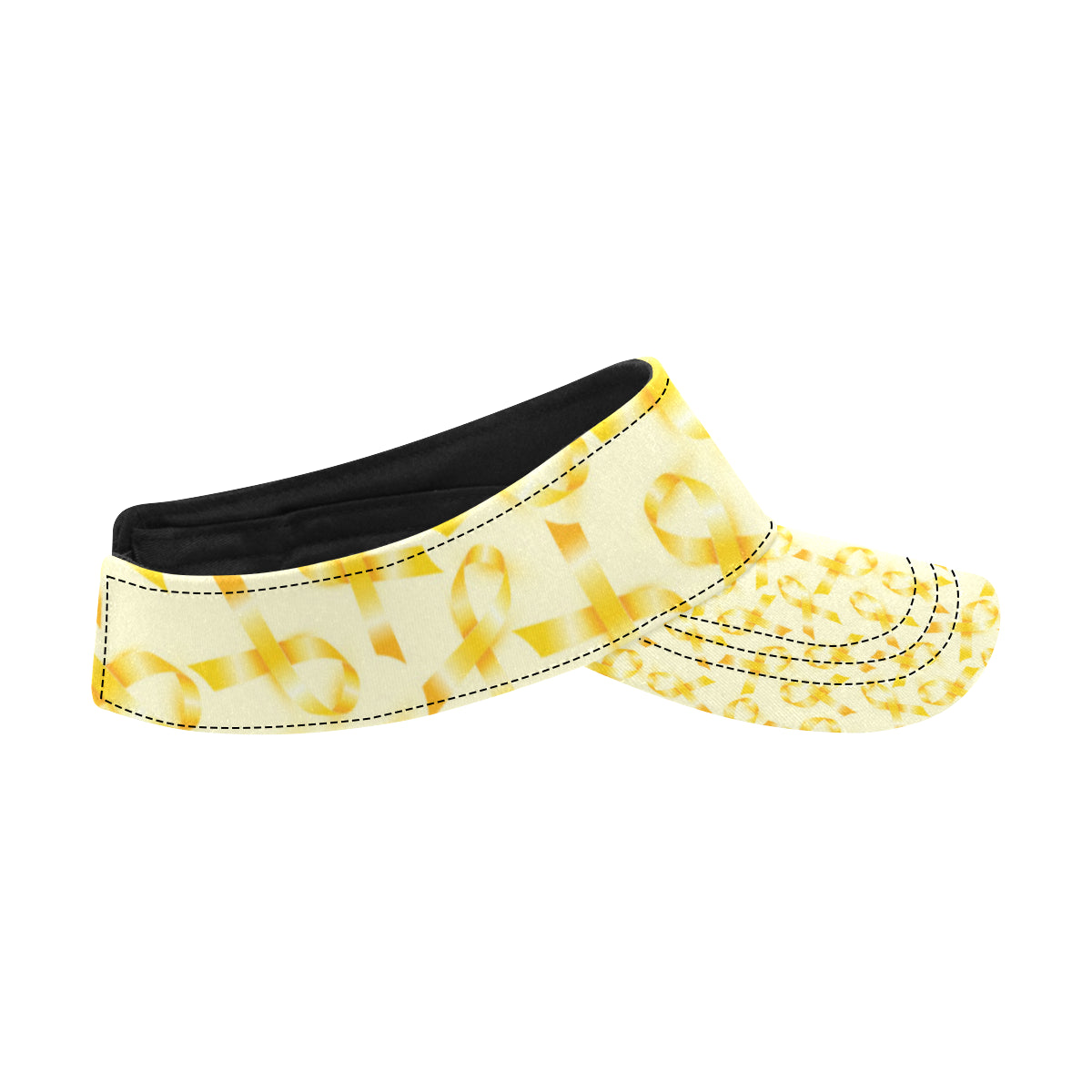 Childhood cancer Pattern Print Design 01 Unisex Sun Visor
