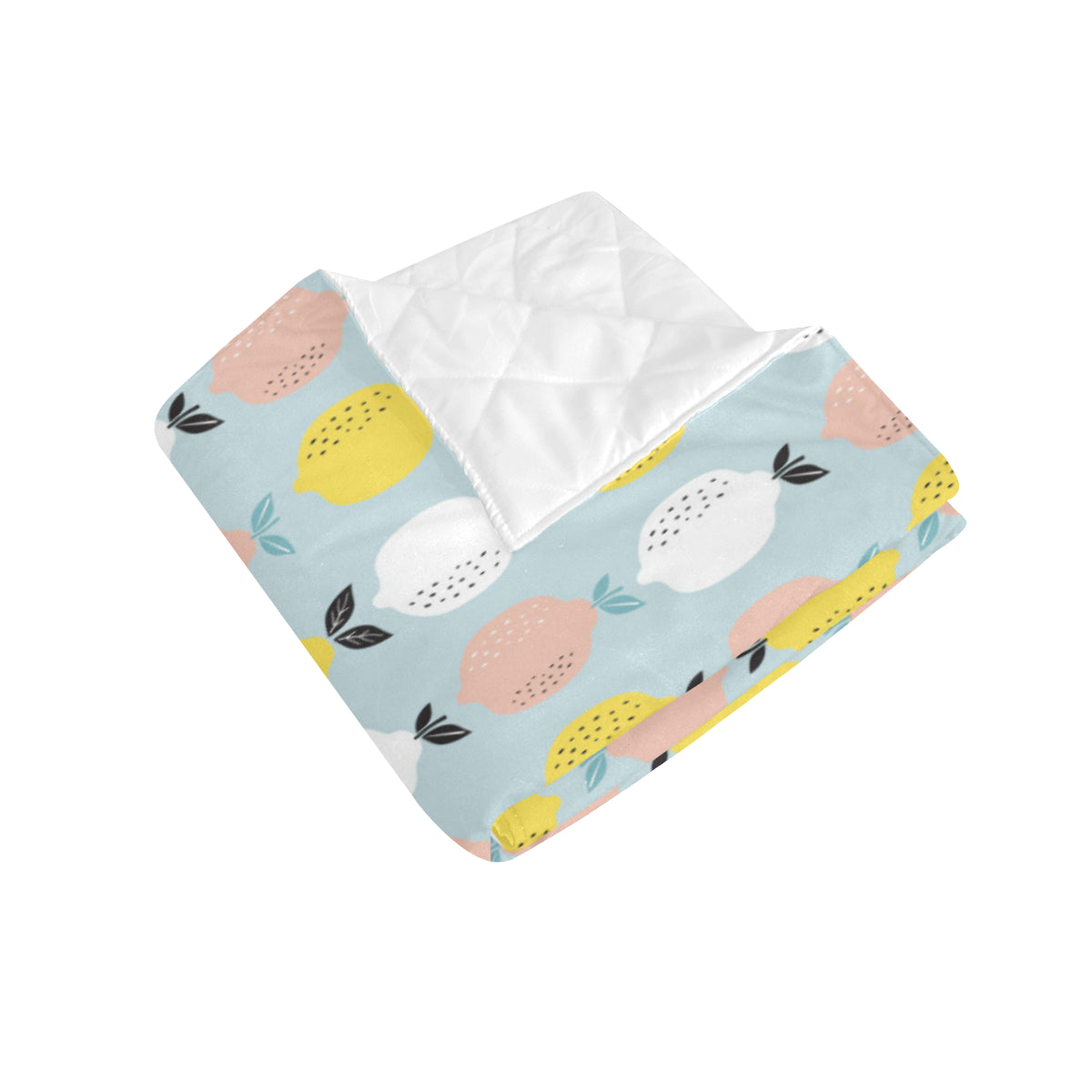 Citrus  Pattern Print Design 03 Premium Quilt