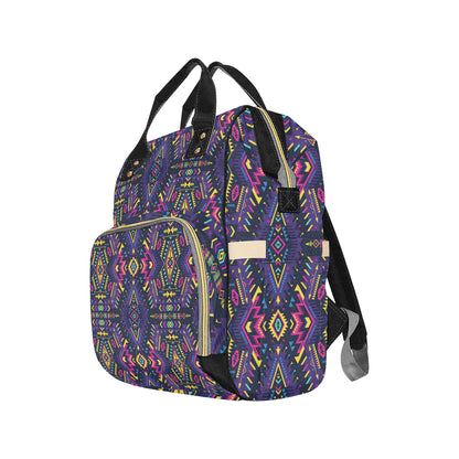 Aztec Pattern Print Design 07 Diaper Bag Backpack