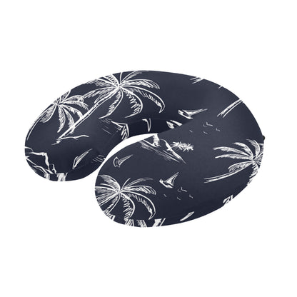 Pacific island Pattern Print Design A02 U-Shaped Travel Neck Pillow